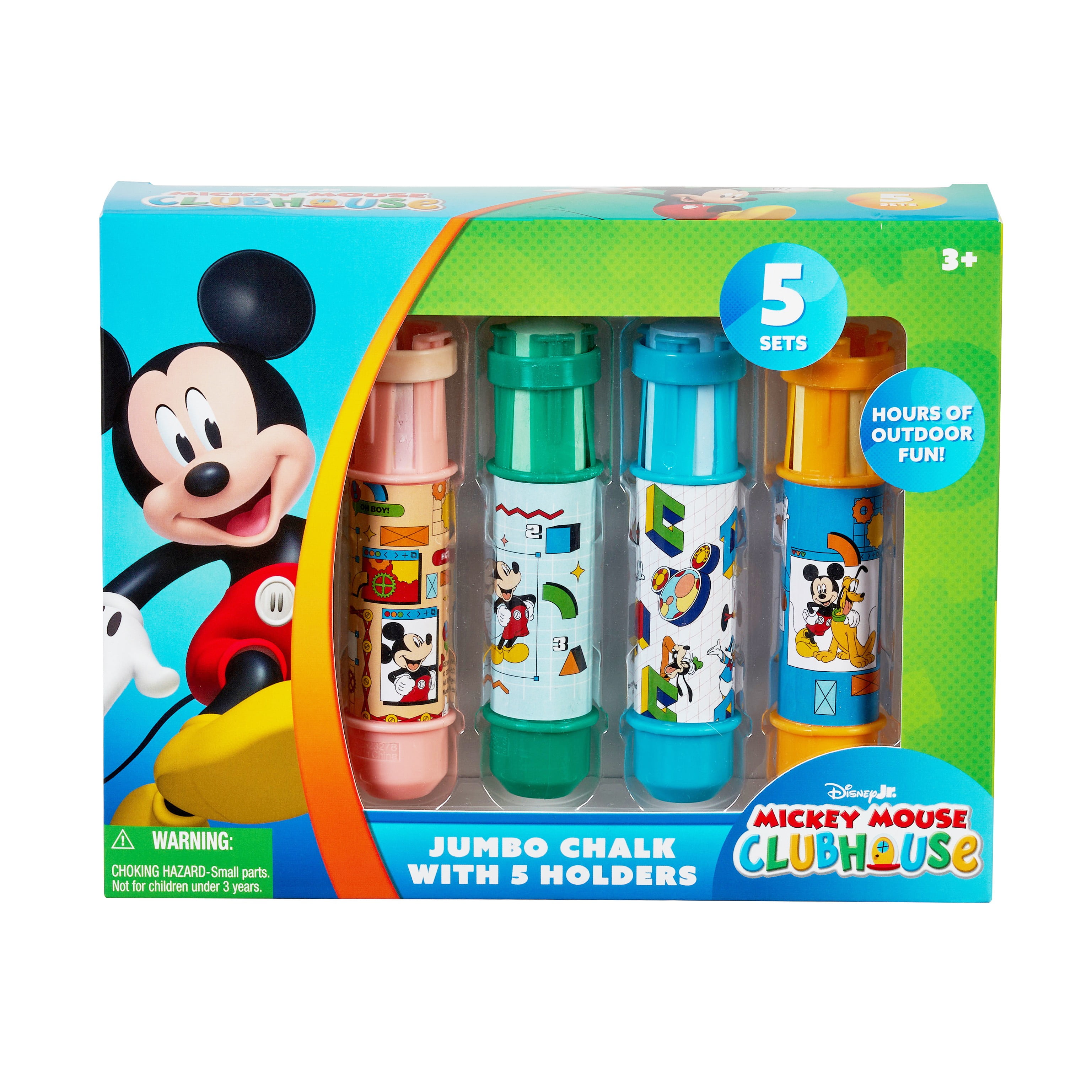Little Kids Inc Mickey Mouse Clubhouse Jumbo Sidewalk Chalk Set