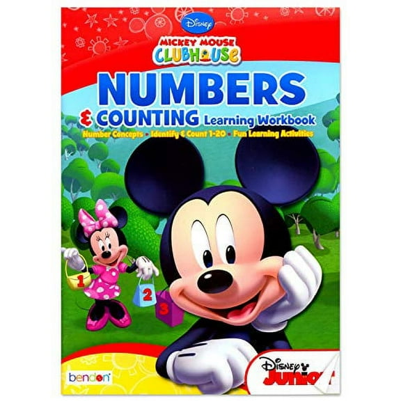 MICKEY MOUSE (NUMBERS & COUNTING)Learning Workbook