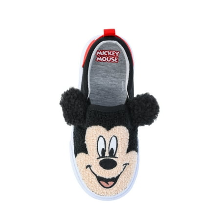 Disney Mickey Mouse Toddler Kids Casual Slip On Shoes