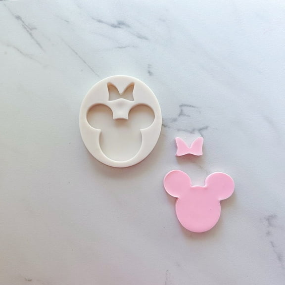 MICKEY SILHOUETTE WITH BOW BAKING MOLD FOR CUPCAKES, CAKEPOPS, CHOCOLATE STRAWBERRIES, PRETZELS & RICE KRISPIES