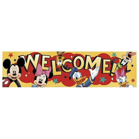MICKEY WELCOME CLASSROOM BANNER
