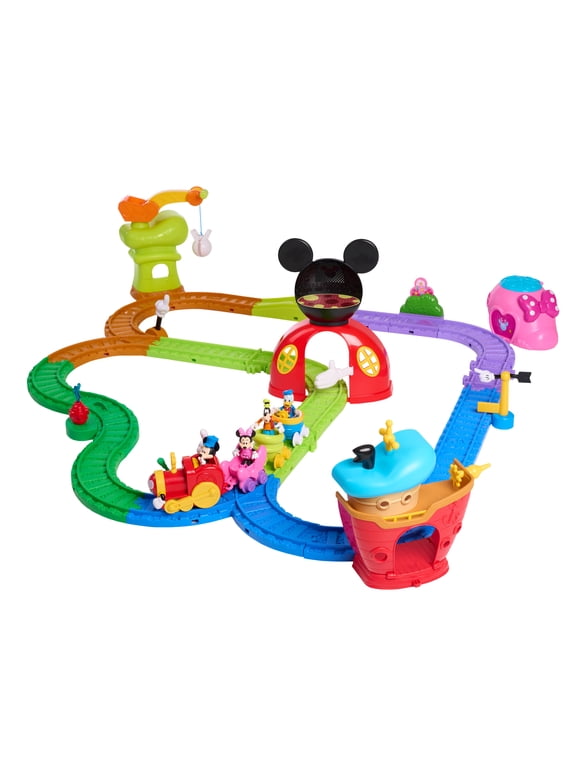 Disney Jr. Mickey Mouse Clubhouse Fun Track Set, 43 pieces, Kids Toys for Ages 3 and up
