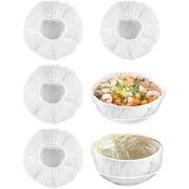 300pcs Reusable Elastic Stretch Fresh Keeping Covers,Household Leftovers Fresh-keeping Food Grade Disposable Cling Film Fresh-keeping Bags,Bowl Covers for Bread Proofing