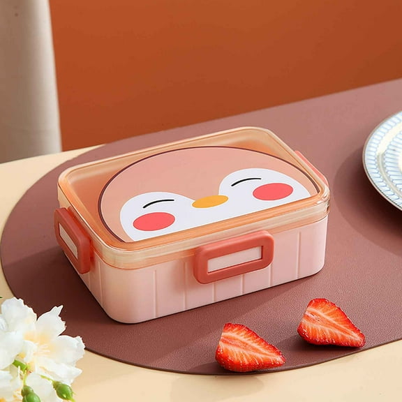 Bento Box,Bento Lunch Box,Shatterproof Crystal Clear Base,Food Storage Container,Under $10