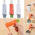 thumbnail image 1 of Bottle Brushes Cleaner,Flexible Bendable Cleaner,3-in-1 Cup Lid Crevice Cleaning Brush,Cleaner Brush Nipples Brush for Baby Bottles, 1 of 5