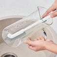 thumbnail image 1 of Bottle Cleaning Brush,Non-scratch and Odorless Bristles,Stretchable Long Handle Cleaning Brushes with Hanging Hole,for Cups,Coffee Mugs,Glasswares,Tumblers,Sports Bottles, 1 of 9