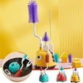 thumbnail image 1 of Bottle Cleaning Brush,Non-slip and Ergonomic Handle,Nipple Cleaning Brush,Straw Brush,Long Handle Brush Set,Bottle Cleaning Tool for Home and Travel, 1 of 5