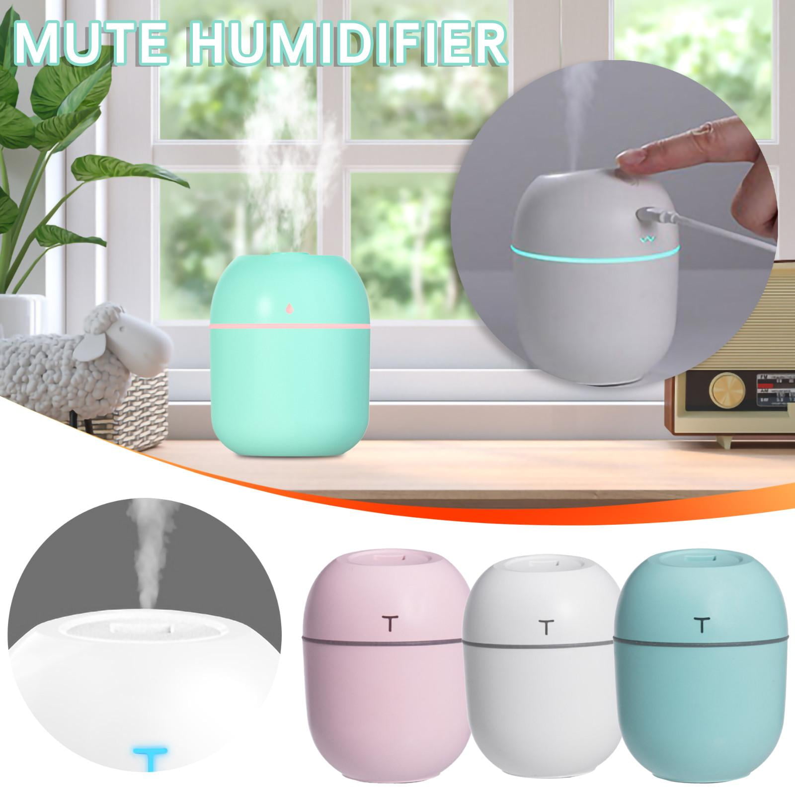 MICLOZYT Humidifier Large Room,Creative Mini Quiet Desktop USB Cool Mist Humidifier (Green),for Baby Nursery and Plant