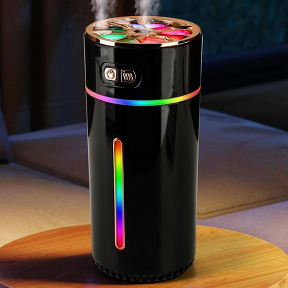 MICLOZYT Humidifier Large Room,Portable Dual-Spray Humidifier, USB Car Aromatherapy Machine,for Large Room,Plants,Nursery,Office BPA FREE