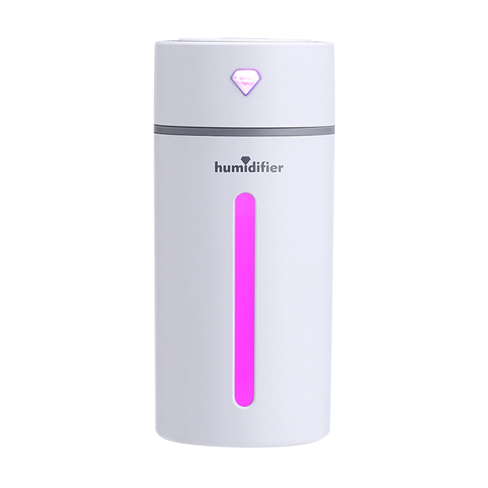 Humidifier for Bedroom,Portable And Quiet Diamond Cup Desktop Cool Mist Humidifier,Air Humidifier for Home Baby Nursery & Plants