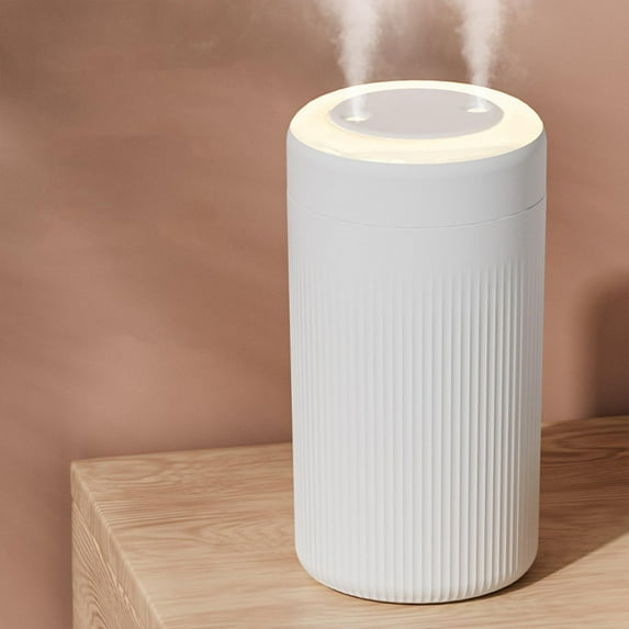 Humidifier for Bedroom,Quiet Dual-Jet Cool Mist Humidifier with Night Light,Air Humidifier for Home Baby Nursery & Plants