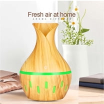 Humidifier for Home,Led Vase Humidifier, Light Wood Grain,for Large Room,Plants,Nursery,Office BPA FREE