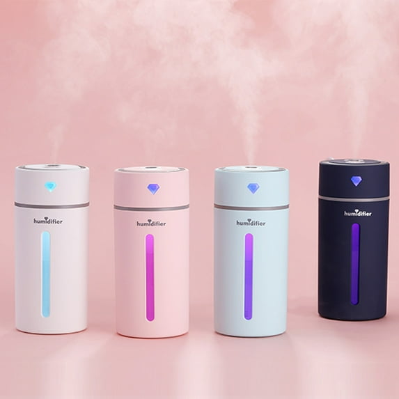 MICLOZYT Humidifiers for Bedroom Baby,Portable And Quiet Diamond Cup Desktop Cool Mist Humidifier,Air Humidifier for Home Baby Nursery & Plants