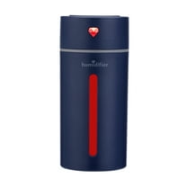 Humidifiers for Bedroom Baby,Portable Quiet Diamond Cup Desktop Cool Mist Humidifier (Dark Blue),for Baby Nursery and Plant