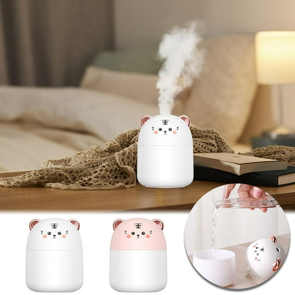 Humidifiers for Bedroom Baby,Quiet Cute Portable Cool Mist Humidifier (White),for Baby Nursery and Plant