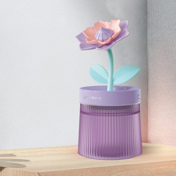 Humidifiers for Bedroom Baby,Quiet Easy Clean Cool Mist Humidifier with Night Light (Purple),for Baby Nursery and Plant