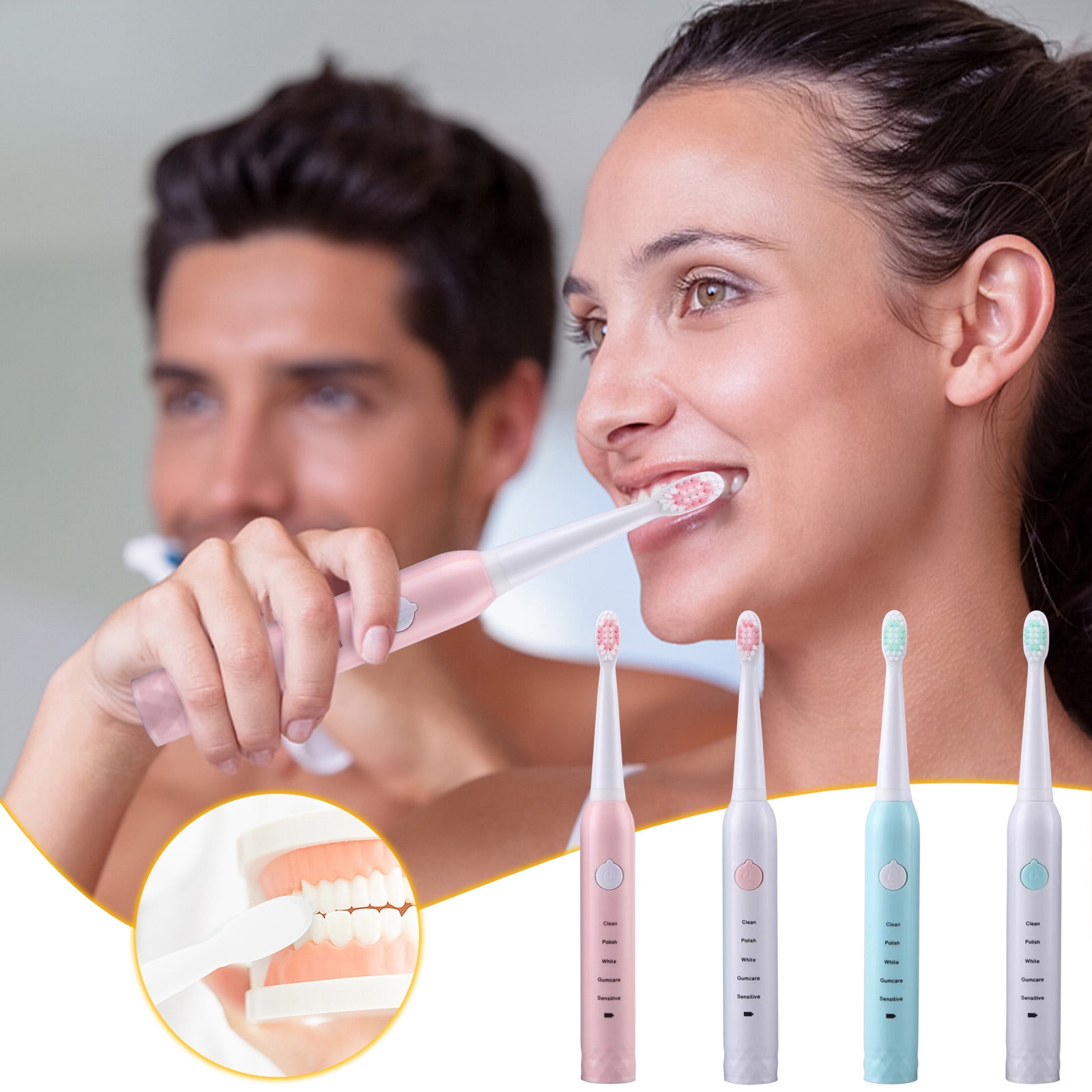 MICLOZYT Kids Electric Toothbrush Clearance,Deep Clean,ADA Accepted