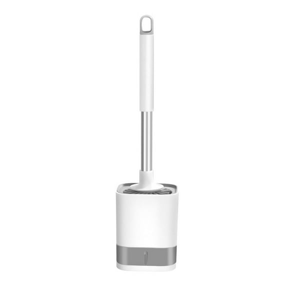 Toilet Brush and Holder,Wall Mounted/Floor Standing,Small Vacuum Cleaner with Powerful Suction,Bathroom Essentials