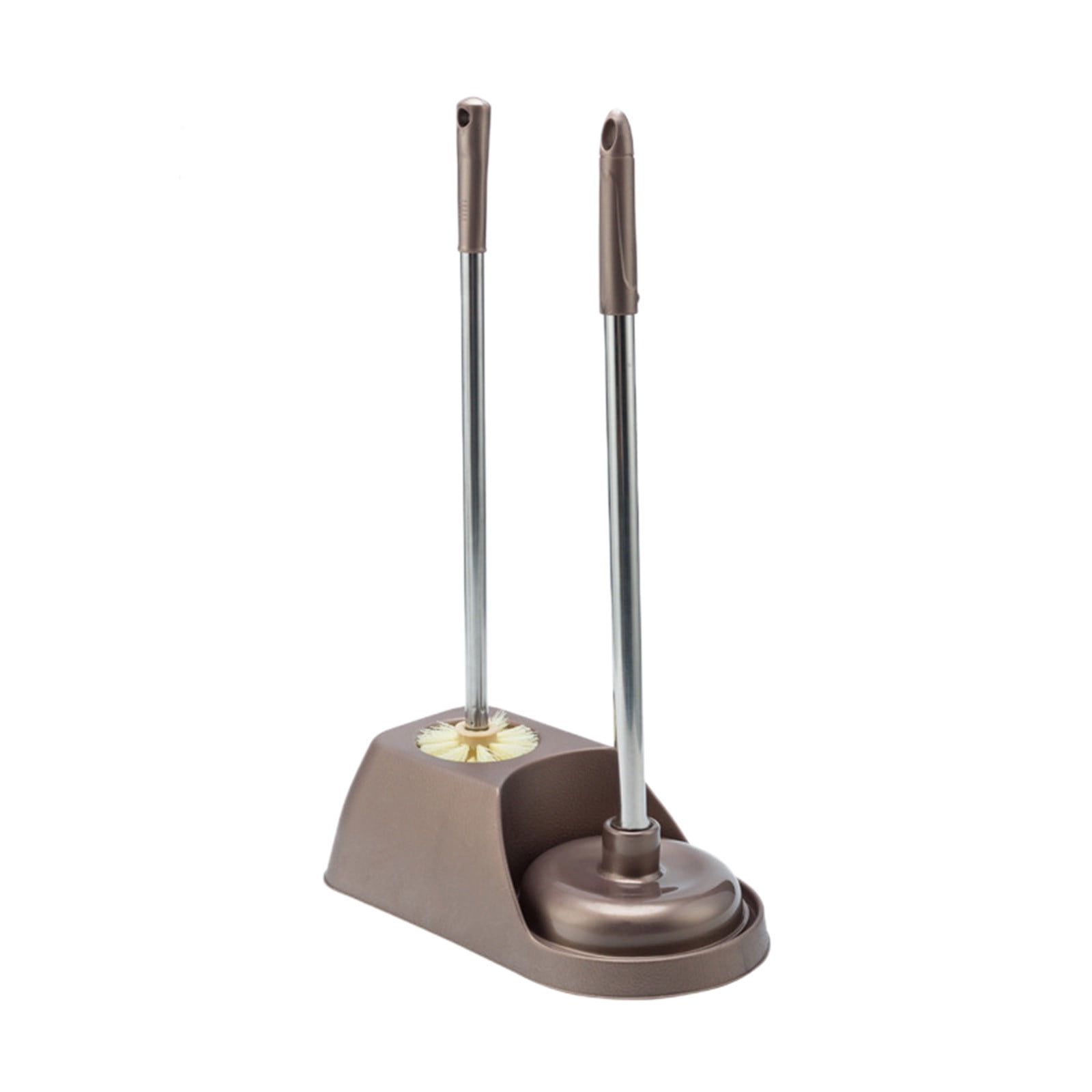 MICLOZYT Toilet Brush and Holder,Wall Mounted/Floor Standing,Small Vacuum Cleaner with Powerful Suction,Plungers for Bathroom