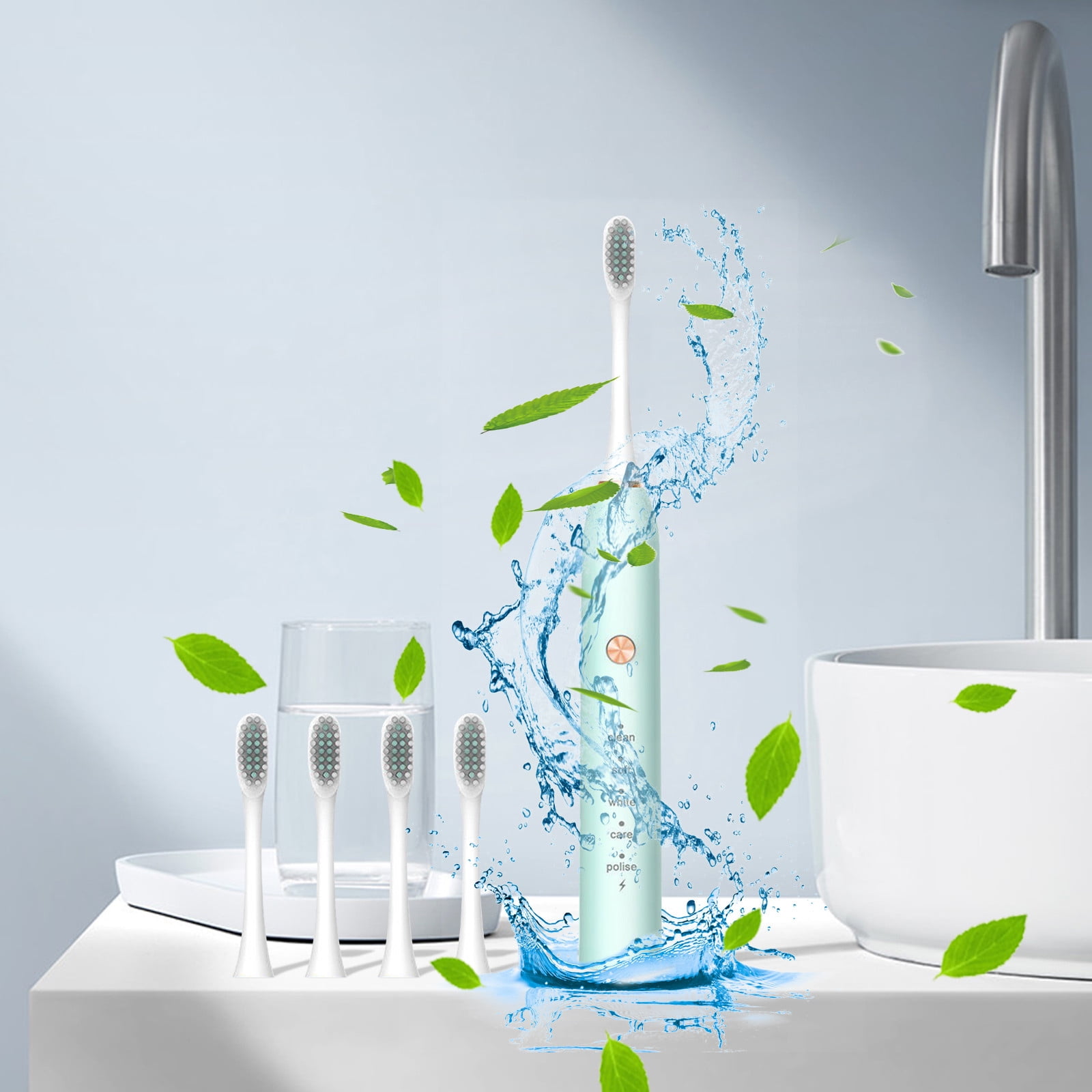 MICLOZYT Ultra Whitening Toothbrush,Ultra Whitening Electric Toothbrush