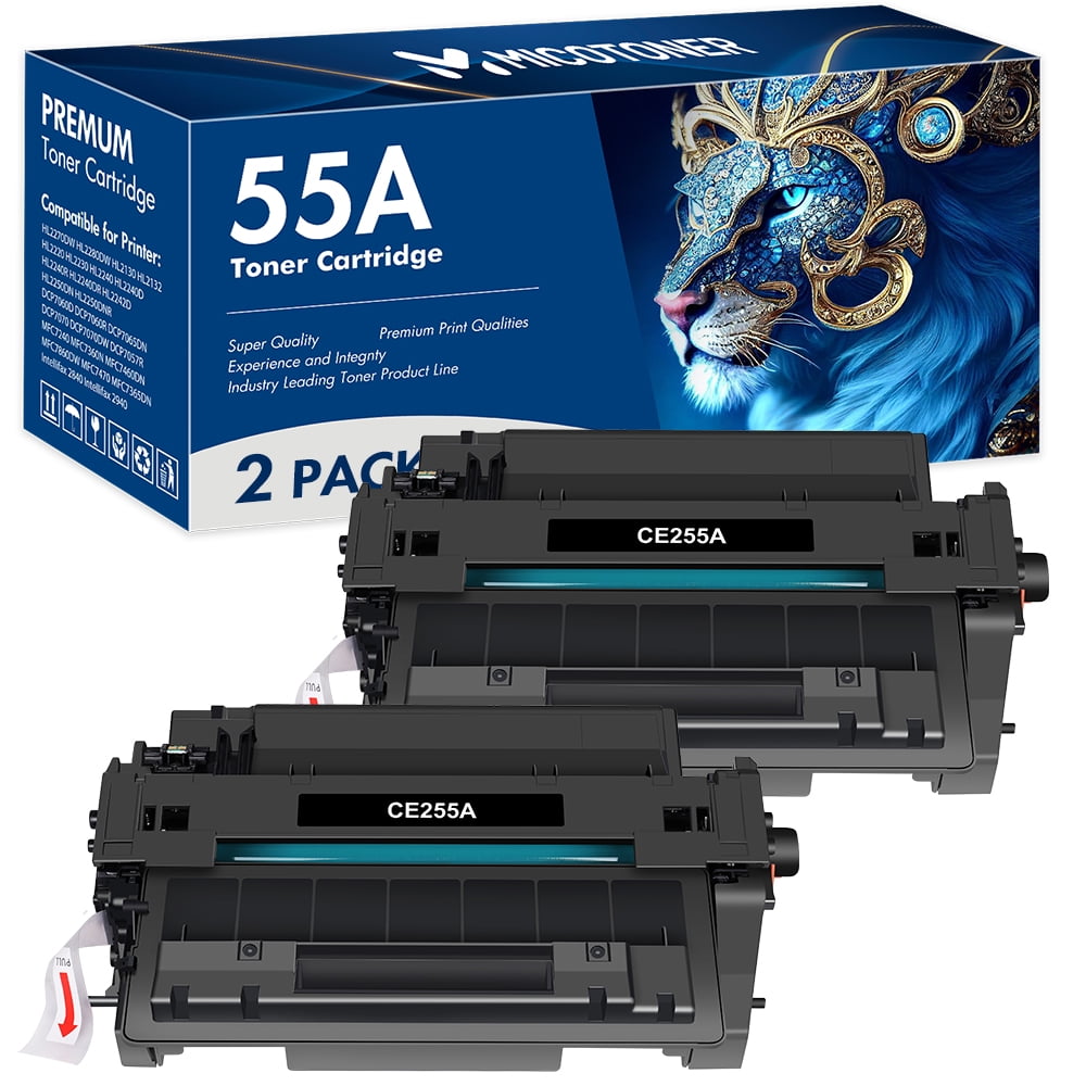 Black Hp 55a Toner Cartridge Ce255a Use In P3015, For Laser Printer At - Foto 2