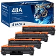 thumbnail image 1 of MICOTONER 4-Pack Compatible Toner Cartridge for 48A CF248A LaserJet Pro M15A M15W M16A M16W LaserJet MFP M28A M28W M29A Printer Ink (Black), 1 of 6