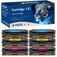 thumbnail image 1 of MICOTONER 6-Pack Compatible Toner Cartridge for Canon 131C Work with Canon imageClass MF624Cw MF8280Cw MF628Cw LBP7110Cw Printer (2*Cyan,2*Magenta,2*Yellow), 1 of 7