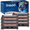 thumbnail image 1 of MICOTONER 8-Pack Compatible Toner Cartridge for Brother TN-660 Work with HL-L2305W HL-L2360DN HL-L2365DW DCP-L2500D DCP-L2520DW DCP-L2560DW Printer (Black), 1 of 6