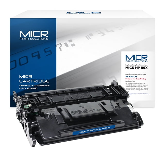 MICR Print Solutions Compatible Black High Yield MICR Toner Cartridge ...