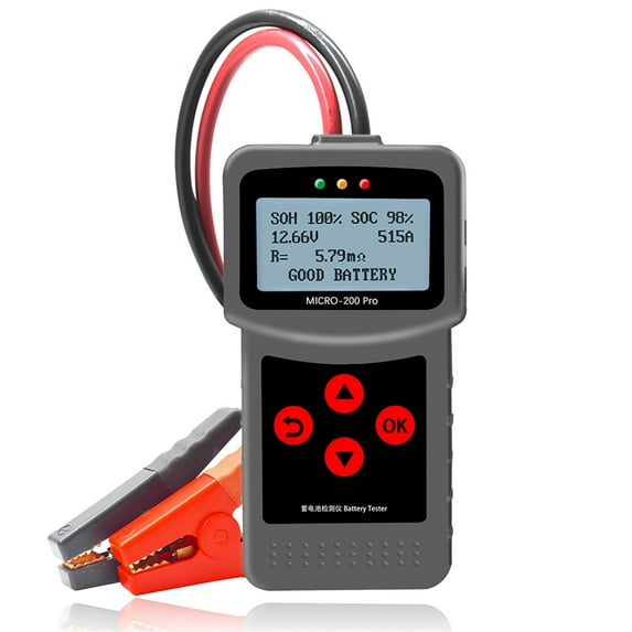 MICRO-200PRO 12V 24V 40-2000CCA Capacity Digital Car System Tool Analyzer Truck Motorcycle Automotivo Auto Battery Tester ,Fast and Accurate Precise