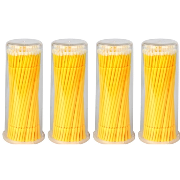 MICRO APPLICATOR BRUSH 1.5MM / 100PCS FINE YELLOW / BLUE