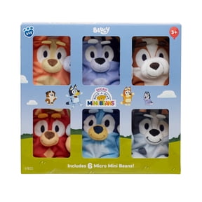 Build-A-Bear Micro Mini Beans Bluey Plush 6 pack Collection