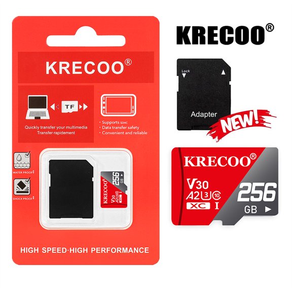 MICRO SD MEMORY CARD HIGH SPEED TF FLASH Class 10 U3 4K for Card & Phone & Camera