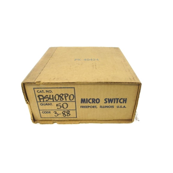 MICRO SWITCH AS408P0 (PKG OF 50) NSMP