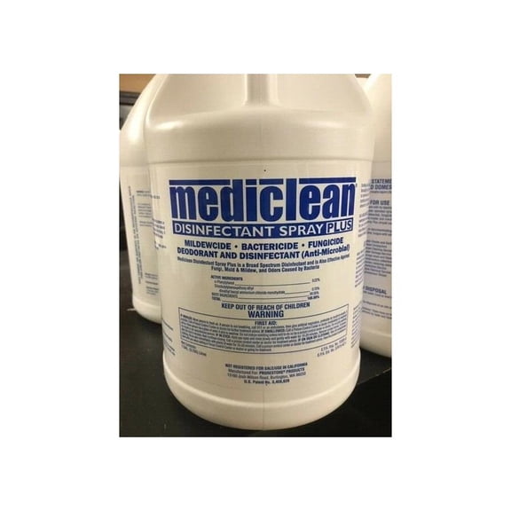 MICROBAN / MEDICLEAN DISINFECTANT SPRAY PLUS MOLD FLOOD & SEWAGE 1-GALLON