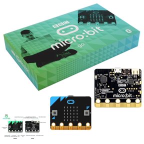 BBC Micro:Bit V2.1 Go Kit - Includes micro:bit Board, MicroUSB Cable, and Battery Pack