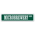 thumbnail image 1 of MICROBREWERY Street Sign drinker beer ale micro brewery | Indoor/Outdoor |  30" Wide, 1 of 5