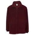thumbnail image 1 of MICROFLEECE JACKET, S, MAROON, 1 of 1