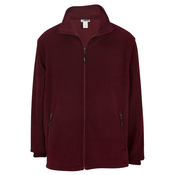 MICROFLEECE JACKET, S, MAROON