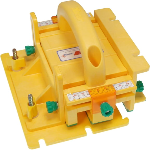 MICROJIG GRR-RIPPER Pro 3D Pushblock for Safety, Precision and Control, 3-Dimensional Force System, Ideal for Router Table Saw and More, Includes SafeRip Kit, GR-200Pro, Yellow