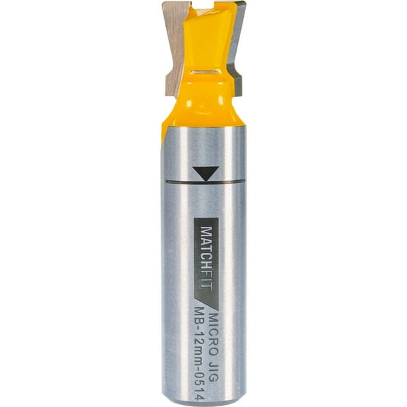 MICROJIG Matchfit MB-12MM-0514 Dovetail 12Mm Shank 14 X 1/2" Router Bit