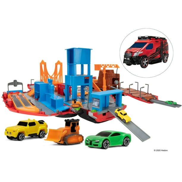 MICROMACHINES Large Playset Super Van City for Indoor Play