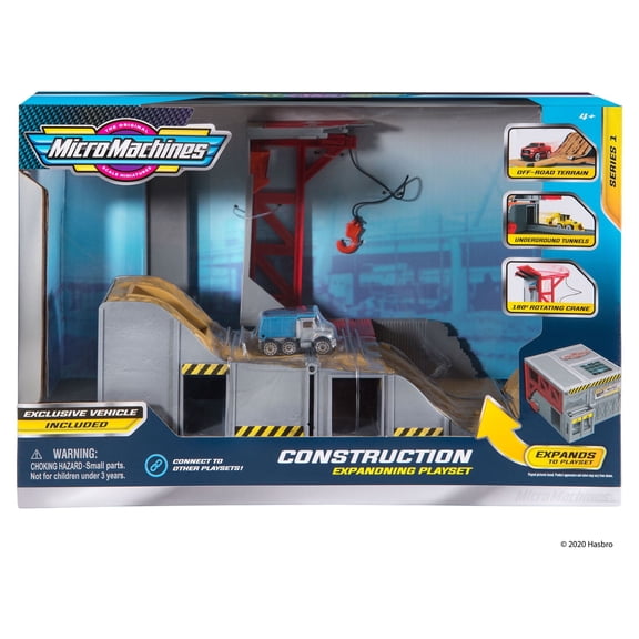MICROMACHINES Medium Transforming Playset Construction