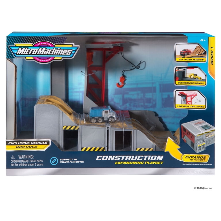 MICROMACHINES Medium Transforming Playset Construction - Walmart.com