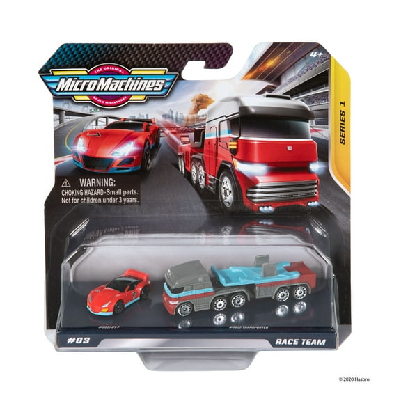 MICROMACHINES Multipack Starter Packs Race Team - Each Pack Features Highly Detailed MICROMACHINES Vehicles