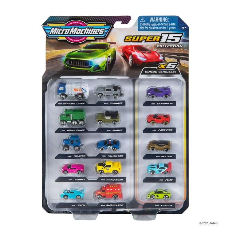 MICROMACHINES Super 15 Packs Assortment Styles May Vary Walmart
