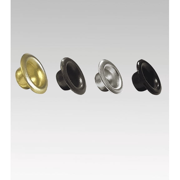 MICRON #00 Brass Material Brass Plated Paper Eyelets (No Washers)