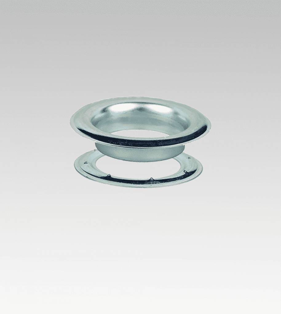 MICRON #12 Iron Round Galvanized Grommets & Teeth Washers