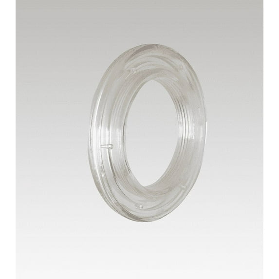 MICRON # 15 (1 7/8”) Clear (Transparent) Plastic Grommets and Washers (12 Sets Per Pack)