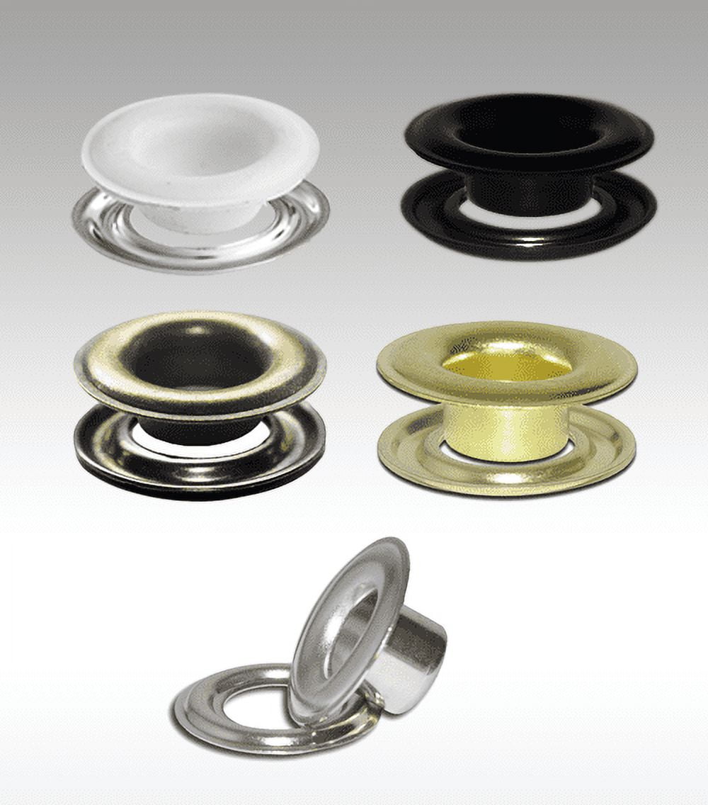 MICRON 2 Brass (Antique Brass Plated) SelfPiercing Grommets & Washers (500 sets)